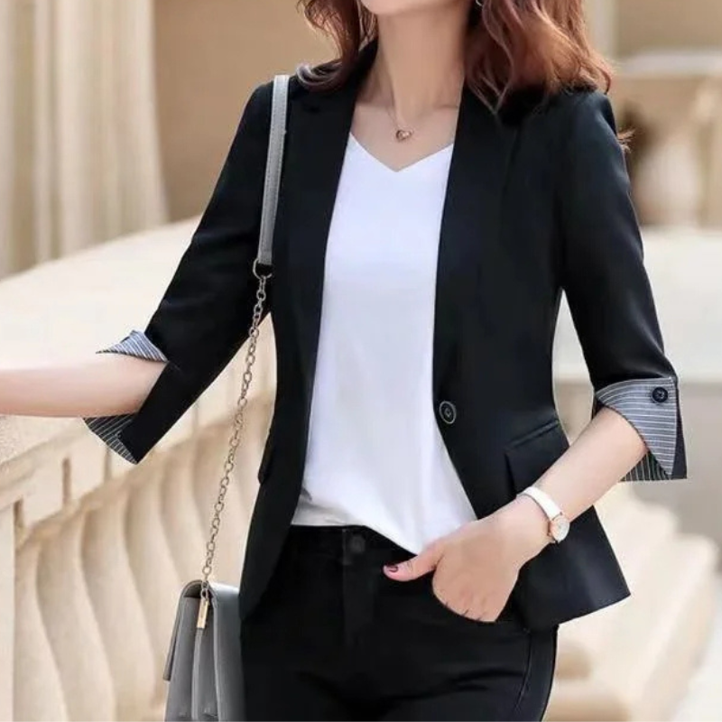 Women's Tailored Blazer Luxe Striped Lining Exclusive