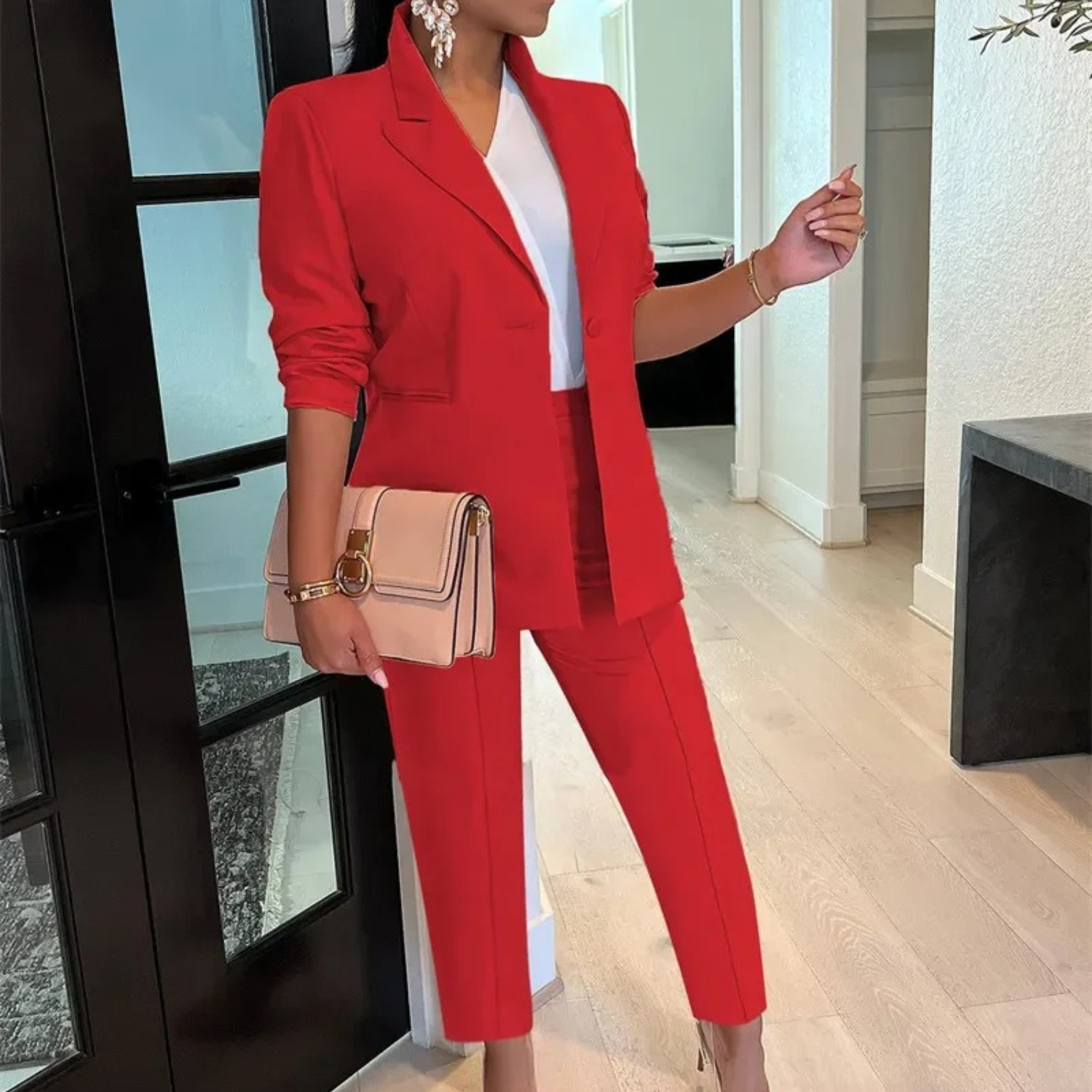 Premium Wool Blazer and Trousers Set From Signature Collection