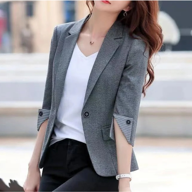Women's Tailored Blazer Luxe Striped Lining Exclusive