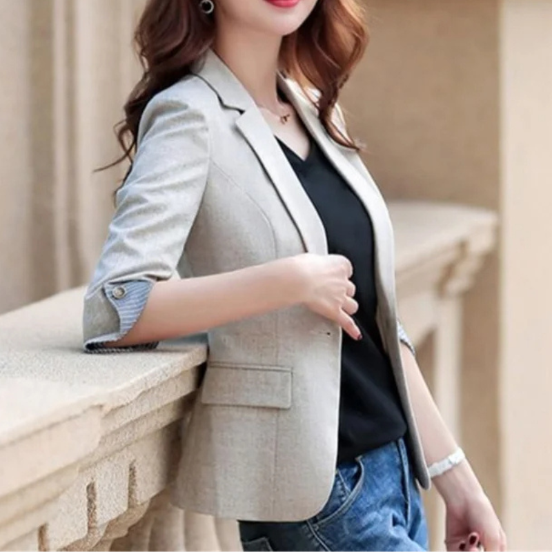 Women's Tailored Blazer Luxe Striped Lining Exclusive