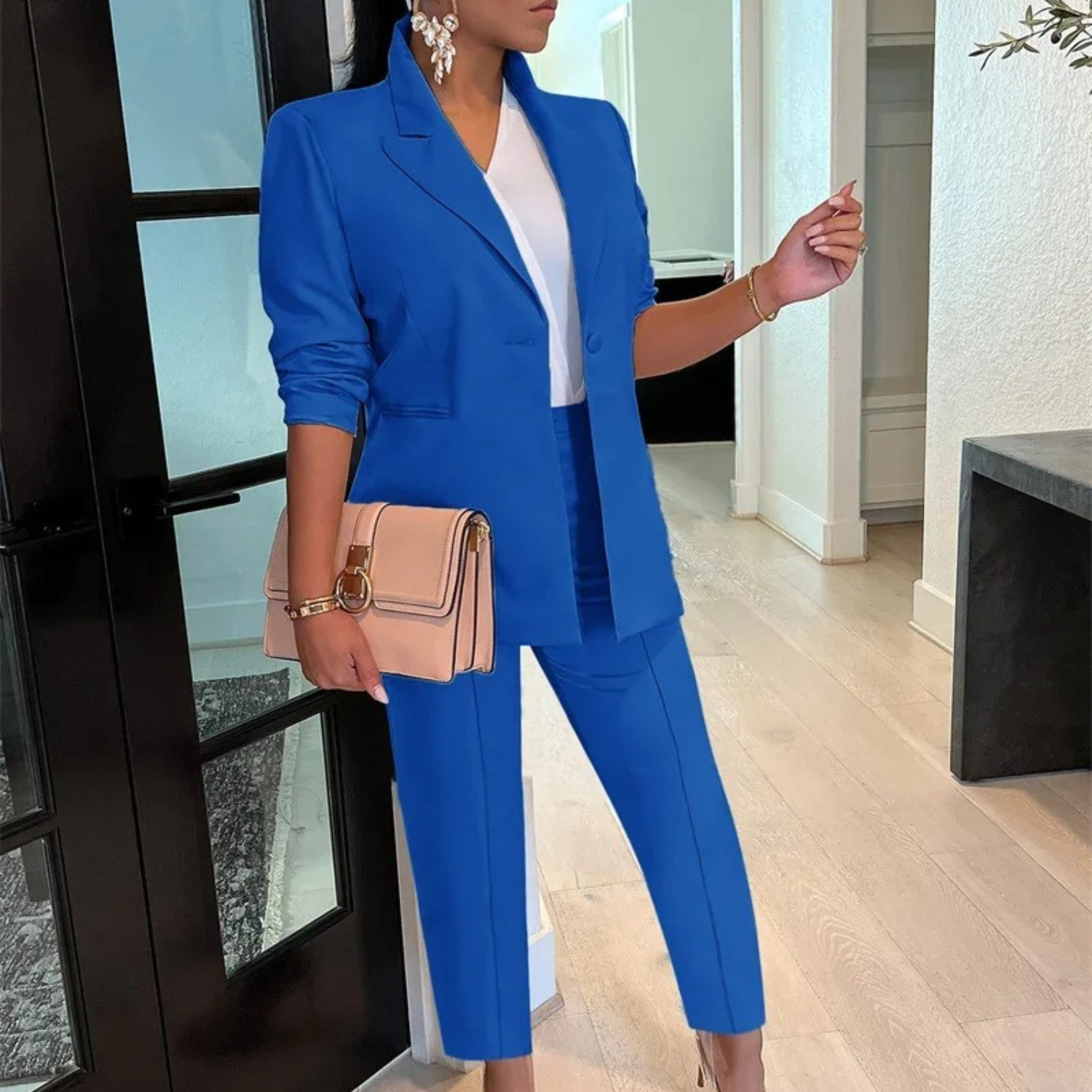 Premium Wool Blazer and Trousers Set From Signature Collection