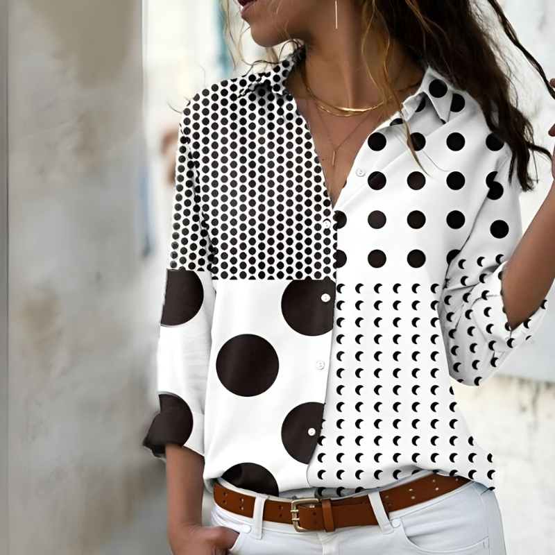 Elegant Printed Blouse Luxury Silk Collection Exclusive Edit