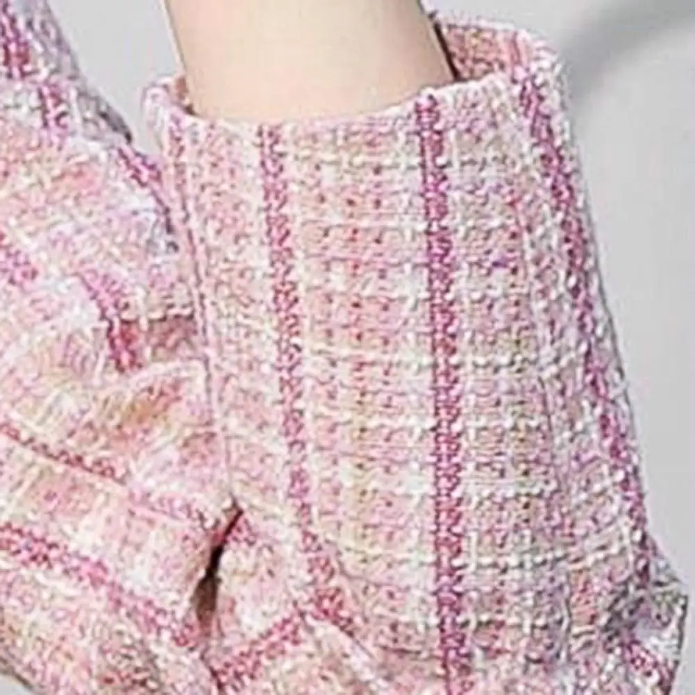 Hannah Classic Checkered Blazer Single Button Wool Blend Limited Collection