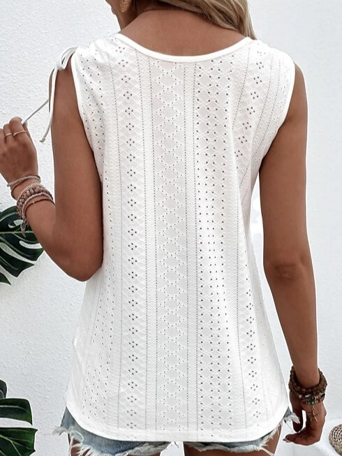 Silk Collection Sleeveless Top Exclusive Capsule Relaxed Fit