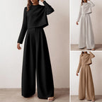 Karina Luxury Crepe Collection Limited Two Piece Palazzo Set For Women