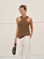 Halter Top For Women Luxe Collection Elegant Silhouette Exclusive
