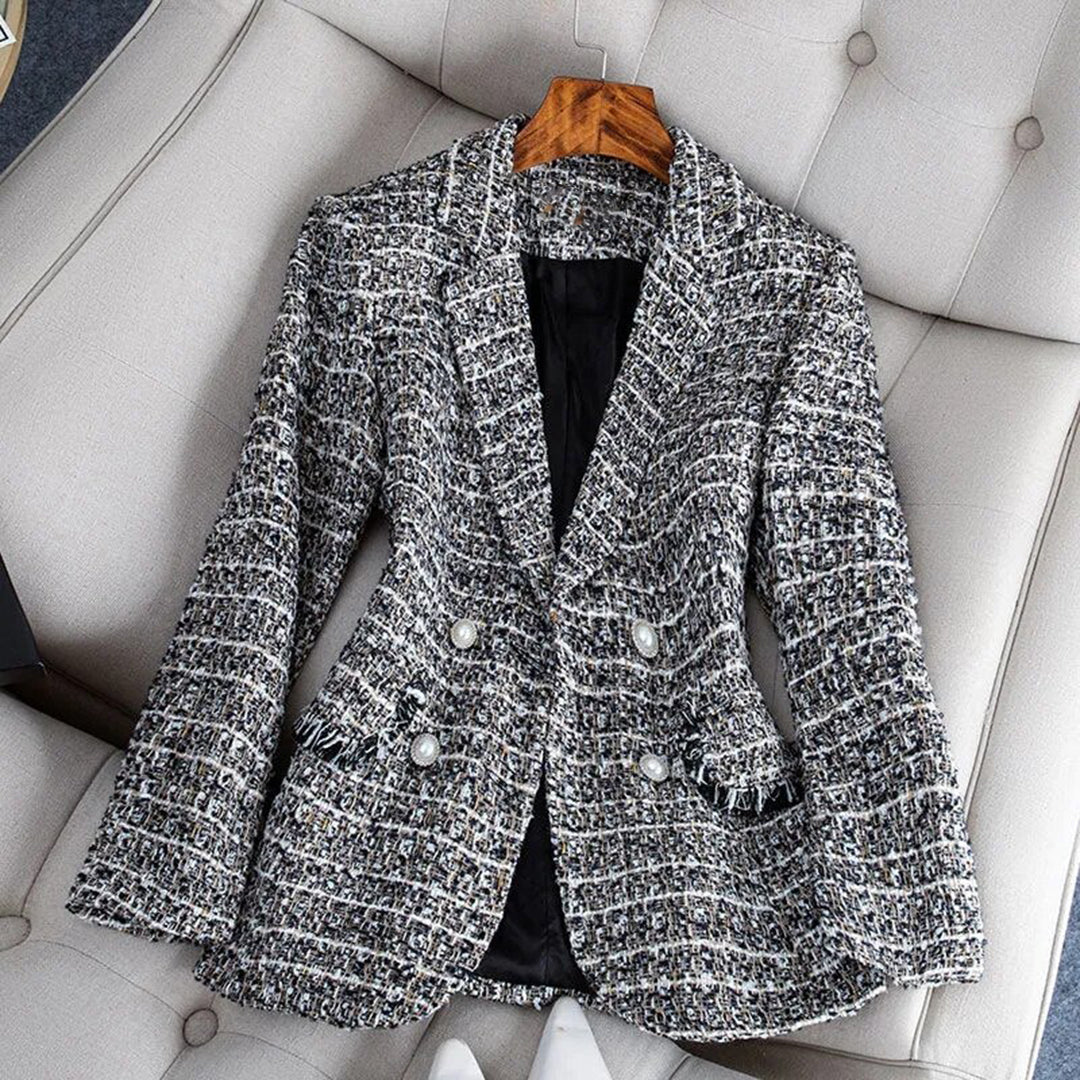 Plaid Wool Blazer For Women From Heritage Collection Limited