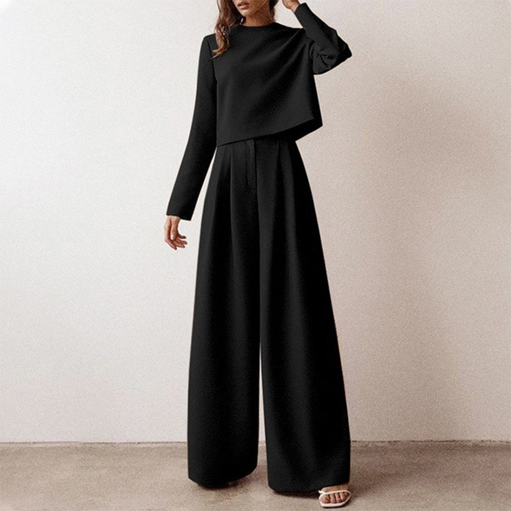Karina Luxury Crepe Collection Limited Two Piece Palazzo Set For Women