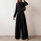Karina Luxury Crepe Collection Limited Two Piece Palazzo Set For Women