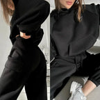Womens Hooded Tracksuit Plush Fabric Collection Elite Edition