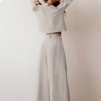 Karina Luxury Crepe Collection Limited Two Piece Palazzo Set For Women