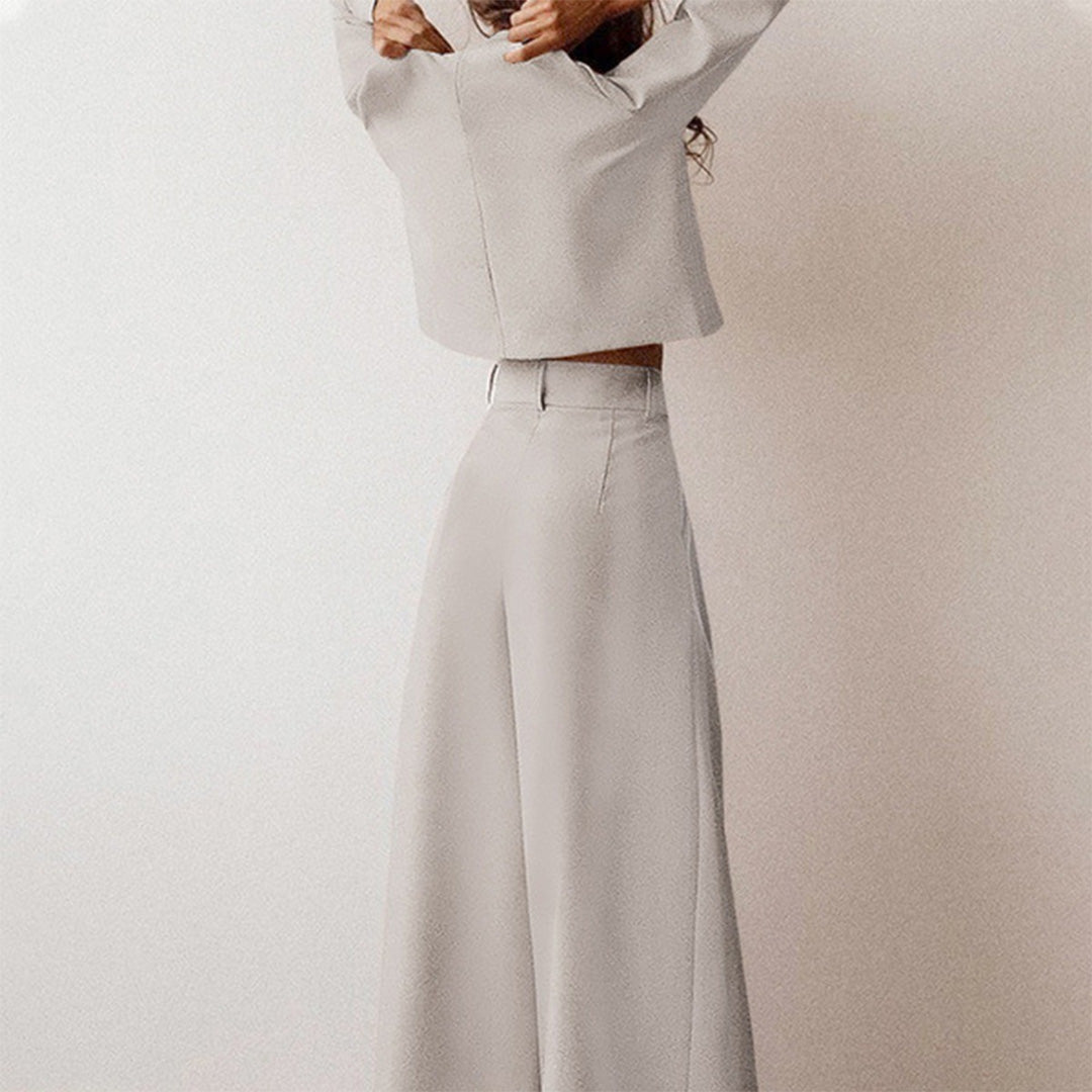 Karina Luxury Crepe Collection Limited Two Piece Palazzo Set For Women