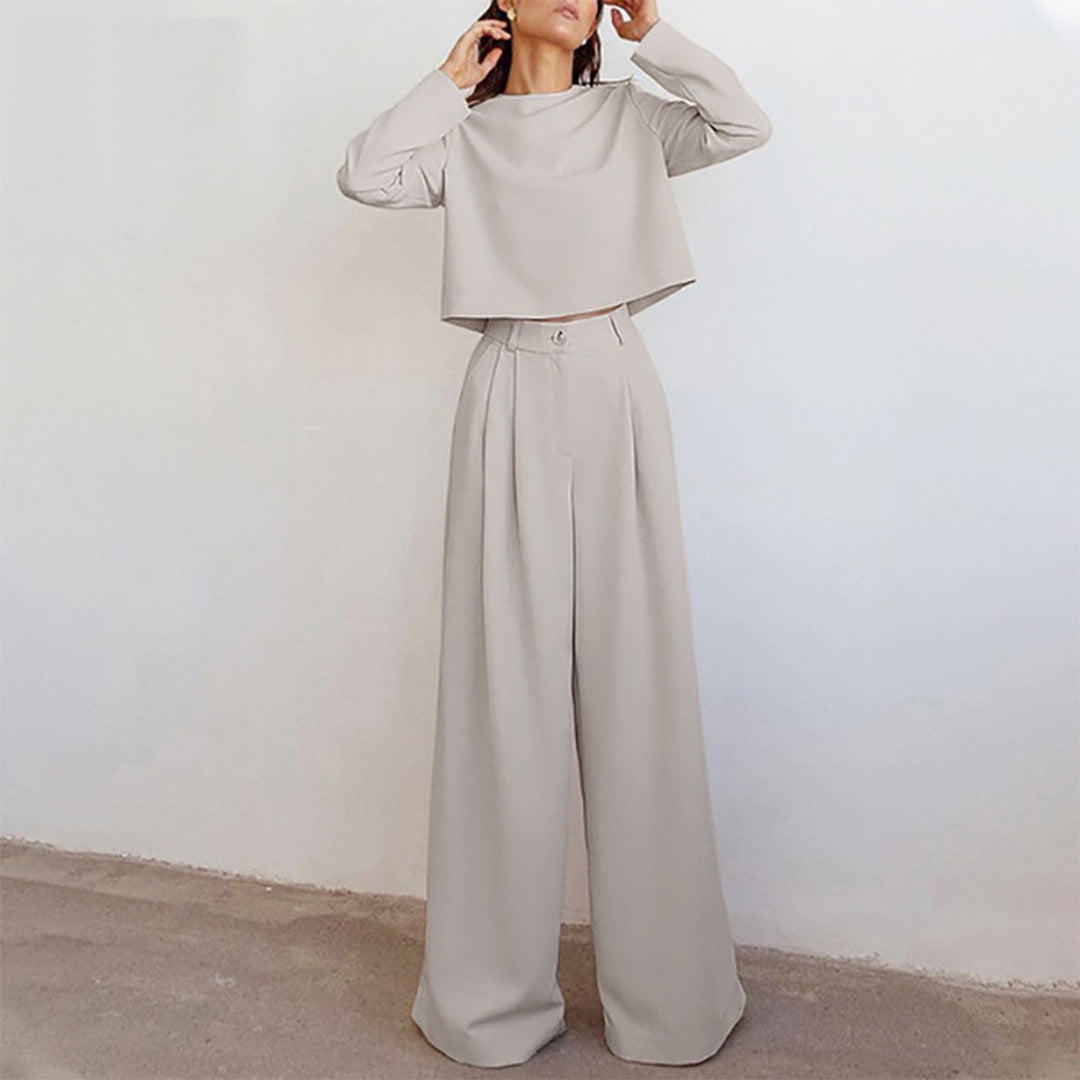 Karina Luxury Crepe Collection Limited Two Piece Palazzo Set For Women