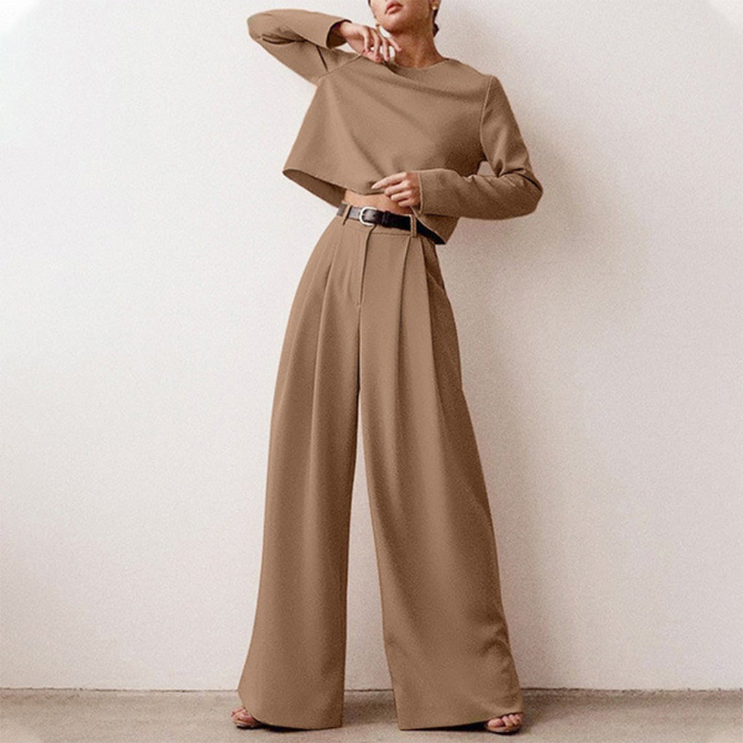 Karina Luxury Crepe Collection Limited Two Piece Palazzo Set For Women