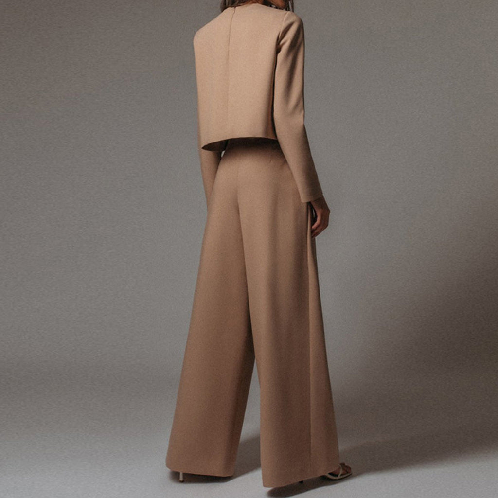 Karina Luxury Crepe Collection Limited Two Piece Palazzo Set For Women