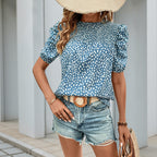 Smocked Puff Sleeve Blouse Silk Collection Limited Edition Capsule