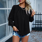 Hailey Autumn Knit Top Soft Cotton Blend Luxe Collection Signature