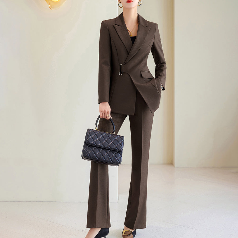 Premier Wool Blazer and Trousers Set for Women