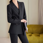 Premier Wool Blazer and Trousers Set for Women