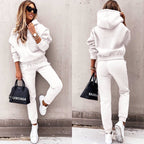 Womens Hoodie And Jogger Set Luxe Fleece Collection Exclusive Comfort
