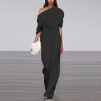 Elegant Elite Spring Jumpsuit With Single-Breasted Neckline