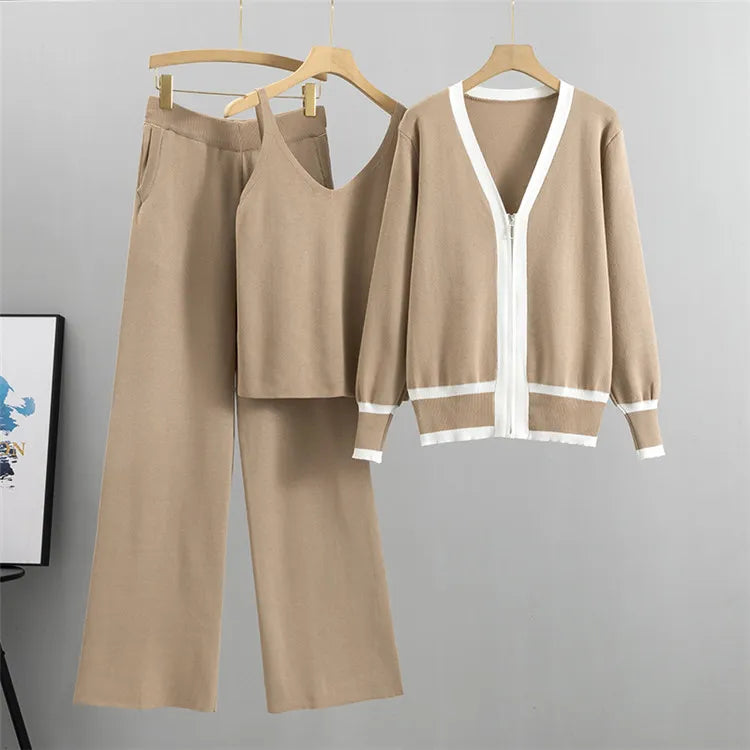 Womens Elegant Silk 3 Piece Set Luxe Collection Limited Edition