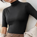 Luxe Knit Roll Neck Top Women Slim Fit Collection Exclusive Edition