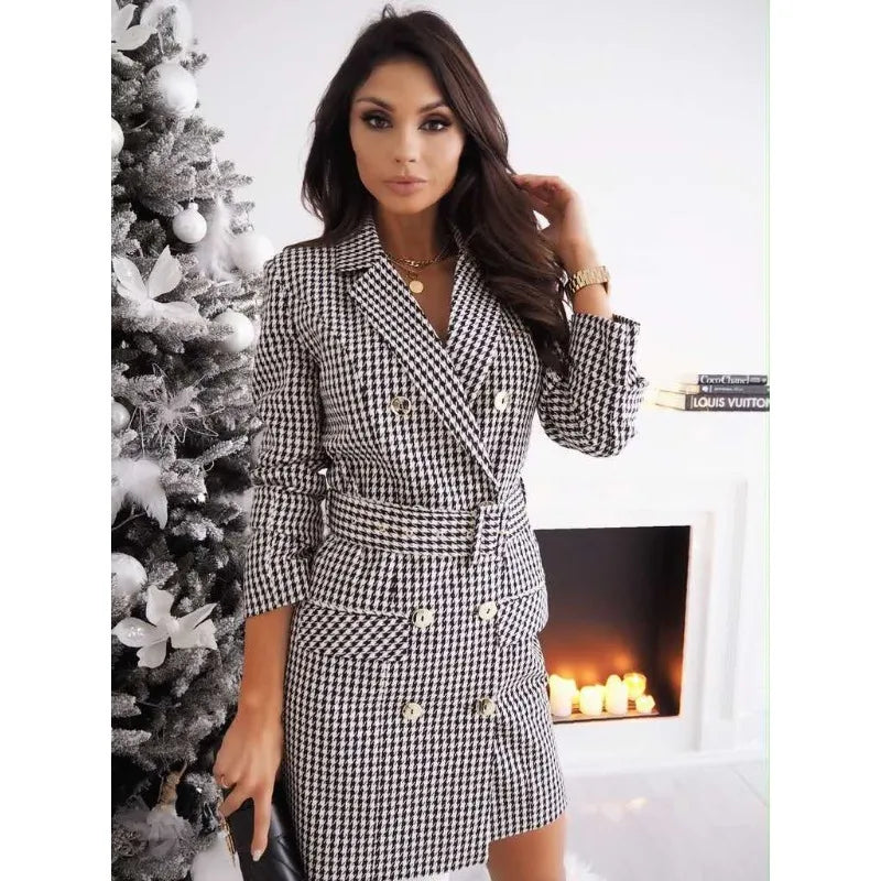 Crepe Luxe Blazer Dress For Women Limited Edition Elegant Collection