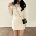 Premium Wool Blend Women's Blazer And Skirt Set Limited Edition