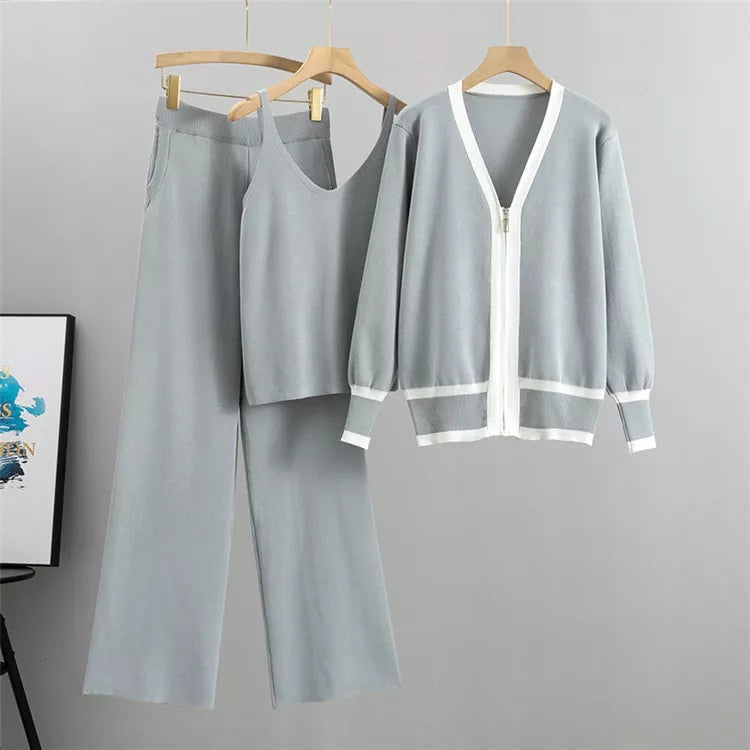 Womens Elegant Silk 3 Piece Set Luxe Collection Limited Edition