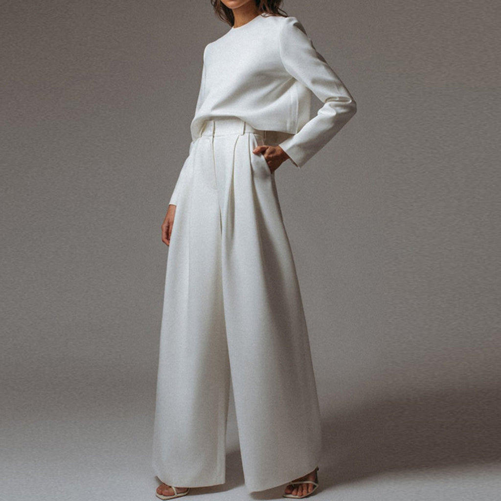 Karina Luxury Crepe Collection Limited Two Piece Palazzo Set For Women