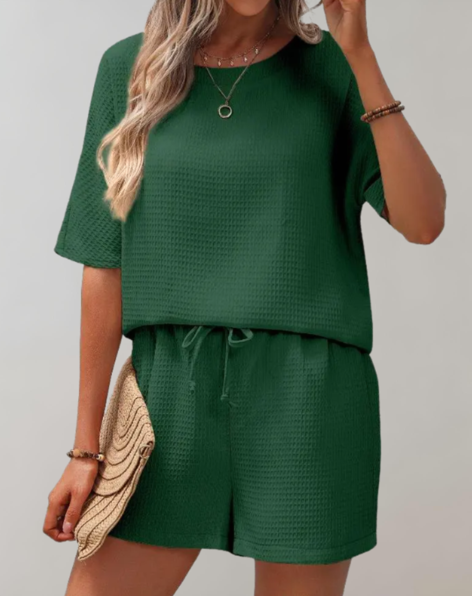 Elise Luxe Collection Two-Piece Set Top And Loose Shorts, Exclusive