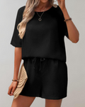 Elise Luxe Collection Two-Piece Set Top And Loose Shorts, Exclusive