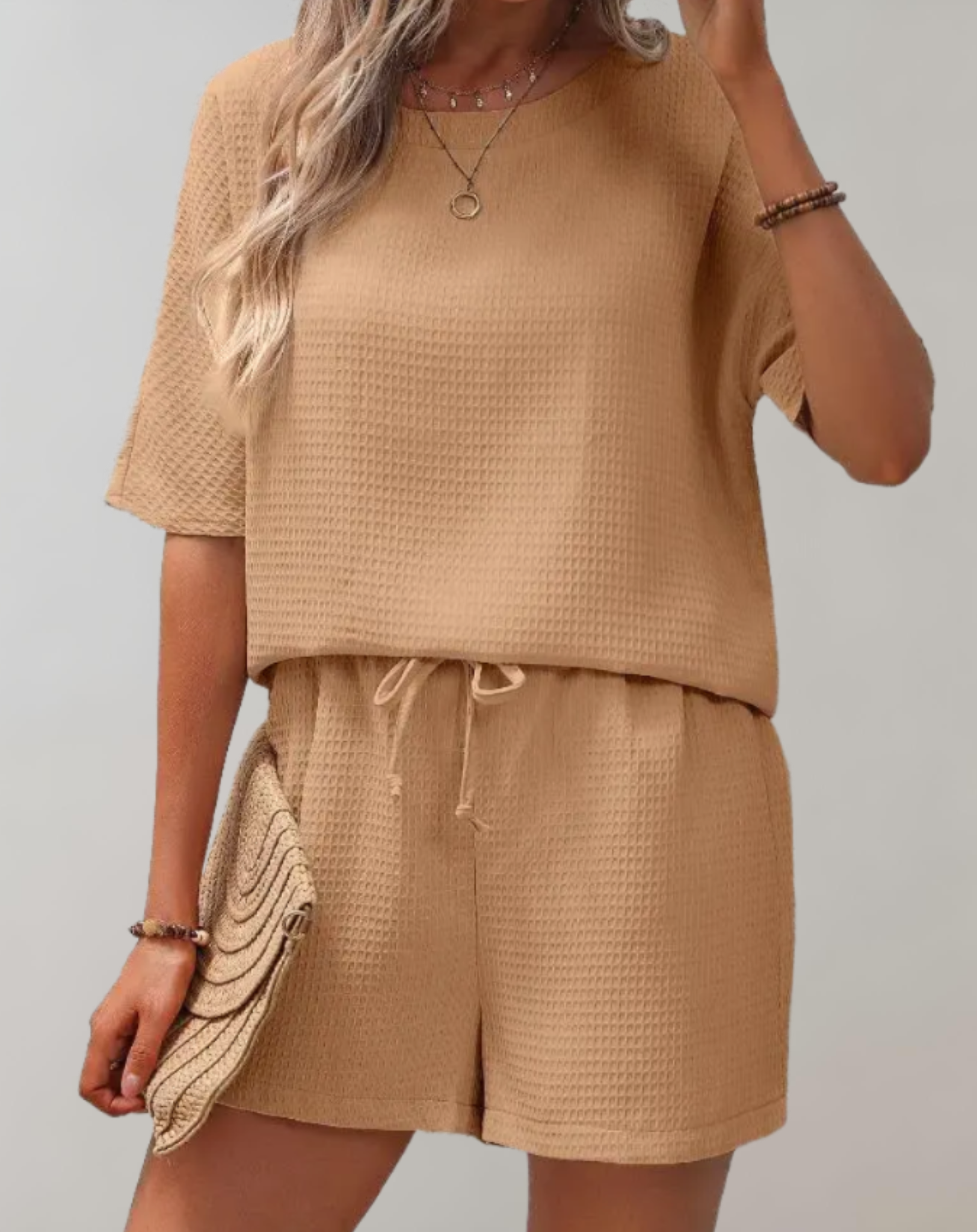 Elise Luxe Collection Two-Piece Set Top And Loose Shorts, Exclusive
