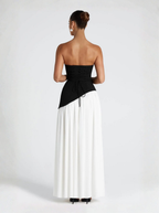 Monochrome Collection Strapless Maxi Dress Limited Edition Evening Gown