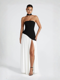 Monochrome Collection Strapless Maxi Dress Limited Edition Evening Gown