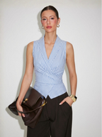 Nautical Stripe Collection Tailored Sleeveless Vest Limited Edition