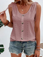 Silk Collection Sleeveless Top Exclusive Capsule Relaxed Fit