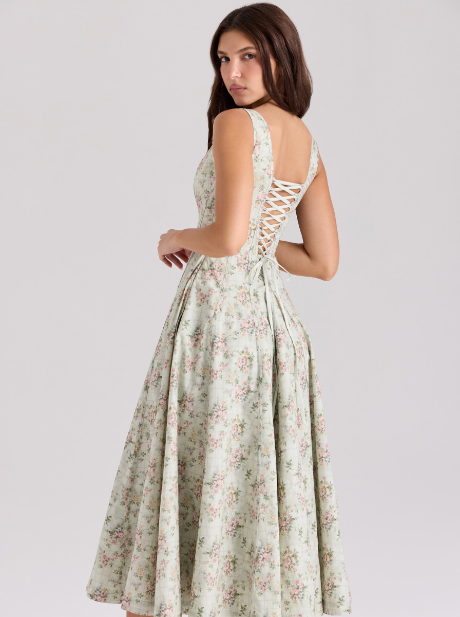 Floral Cocktail Midi Dress Heritage Collection Limited Edition