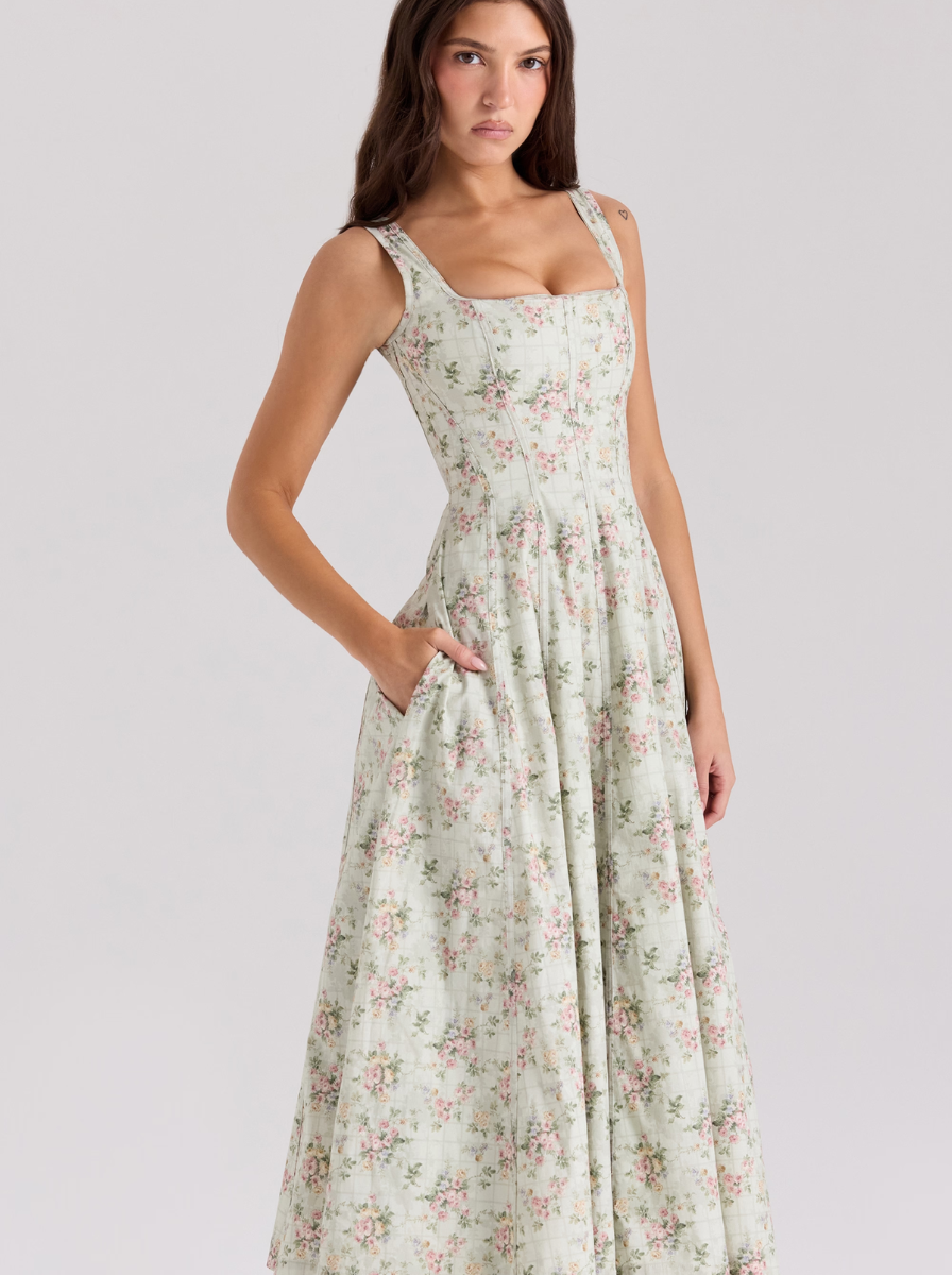 Floral Cocktail Midi Dress Heritage Collection Limited Edition