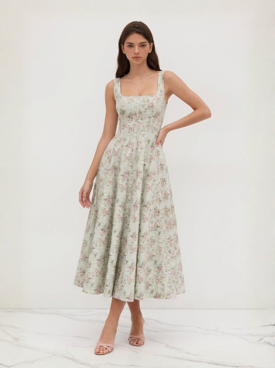 Floral Cocktail Midi Dress Heritage Collection Limited Edition