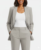 Elegant Wool Blend Limited Edition Tailored Blazer And Trousers Suit
