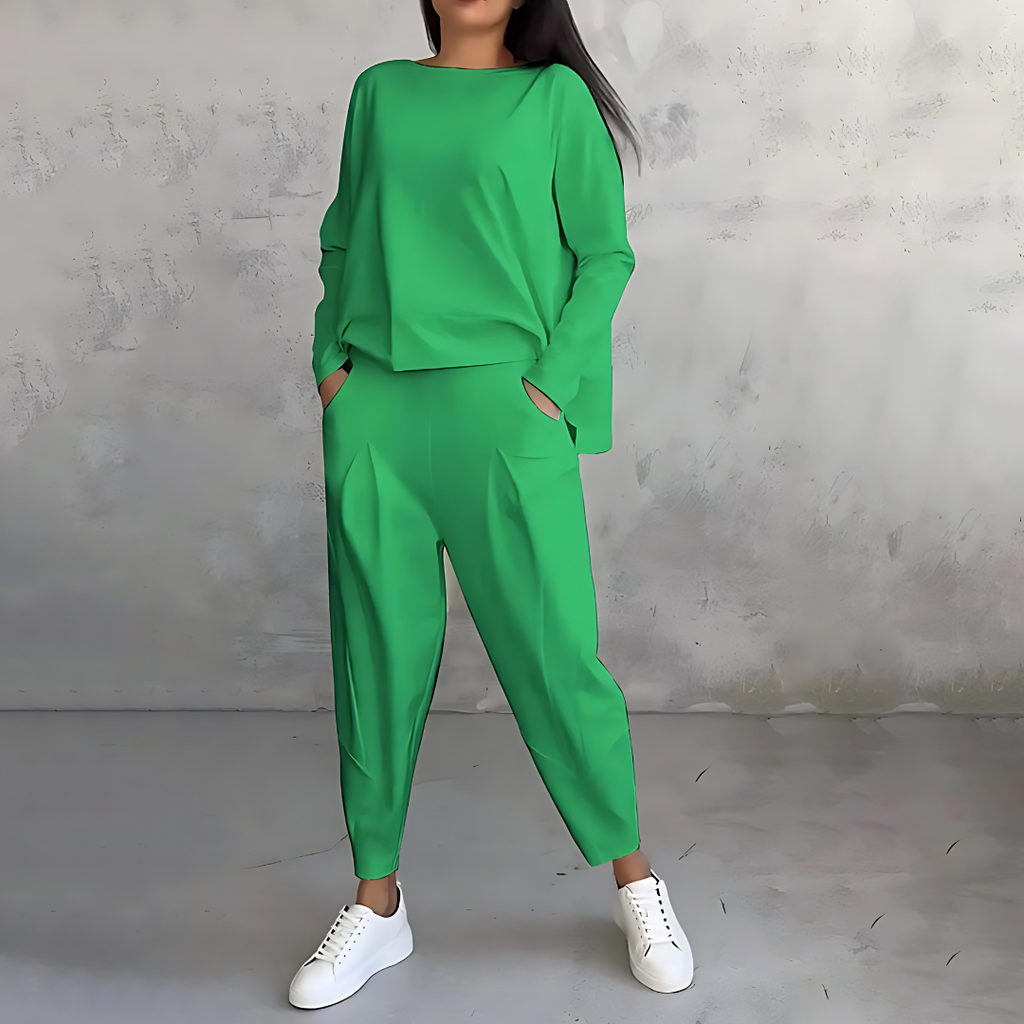 Mila Two Piece Premium Luxe Jersey Set Collection Limited Edition
