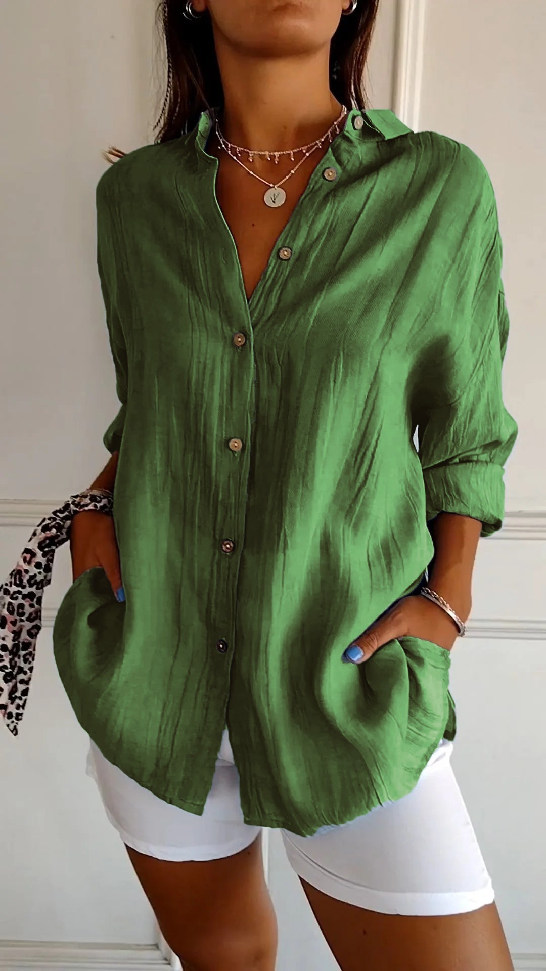 Luxe Linen Button Down Shirt Exclusive Limited Edition Collection