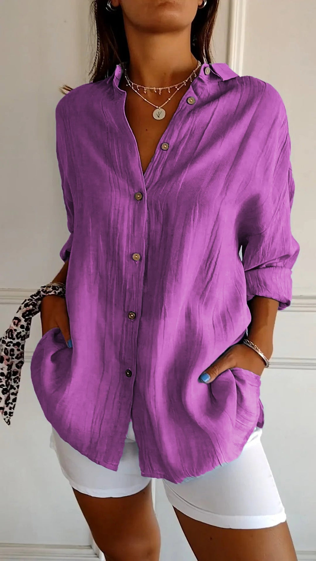 Luxe Linen Button Down Shirt Exclusive Limited Edition Collection