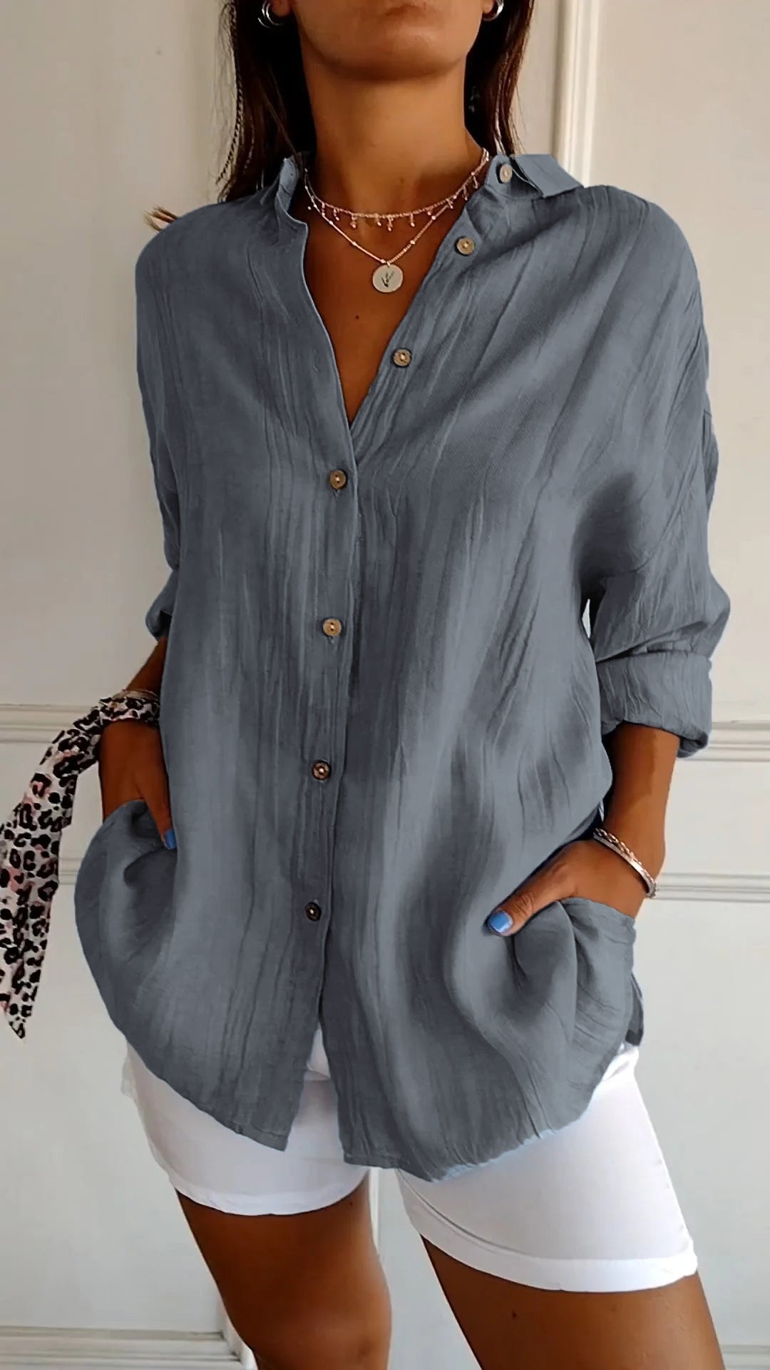 Luxe Linen Button Down Shirt Exclusive Limited Edition Collection