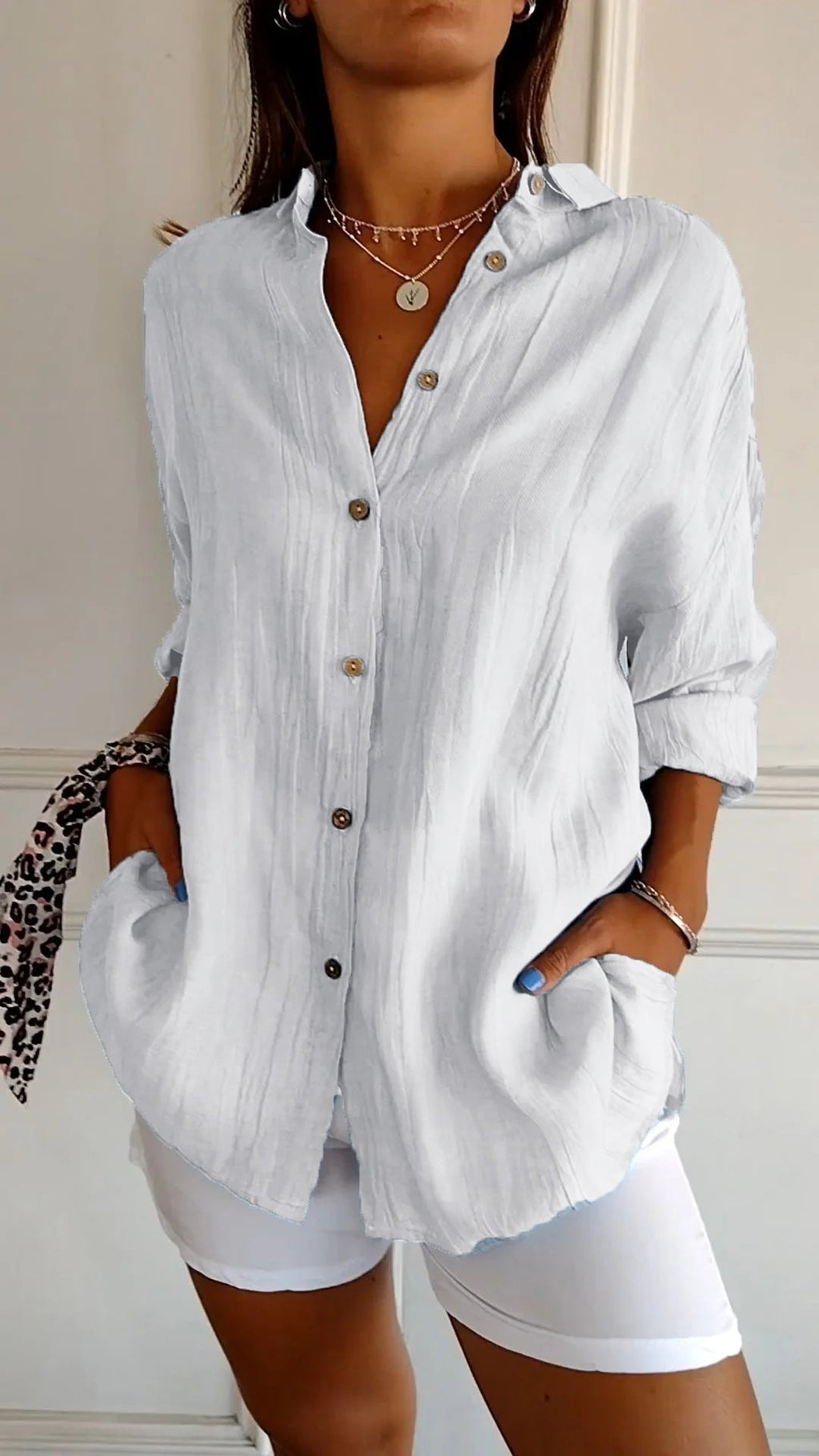 Luxe Linen Button Down Shirt Exclusive Limited Edition Collection