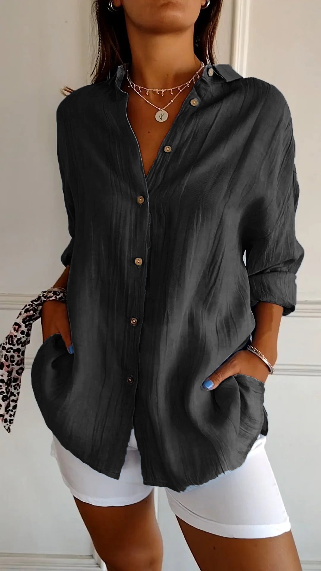 Luxe Linen Button Down Shirt Exclusive Limited Edition Collection