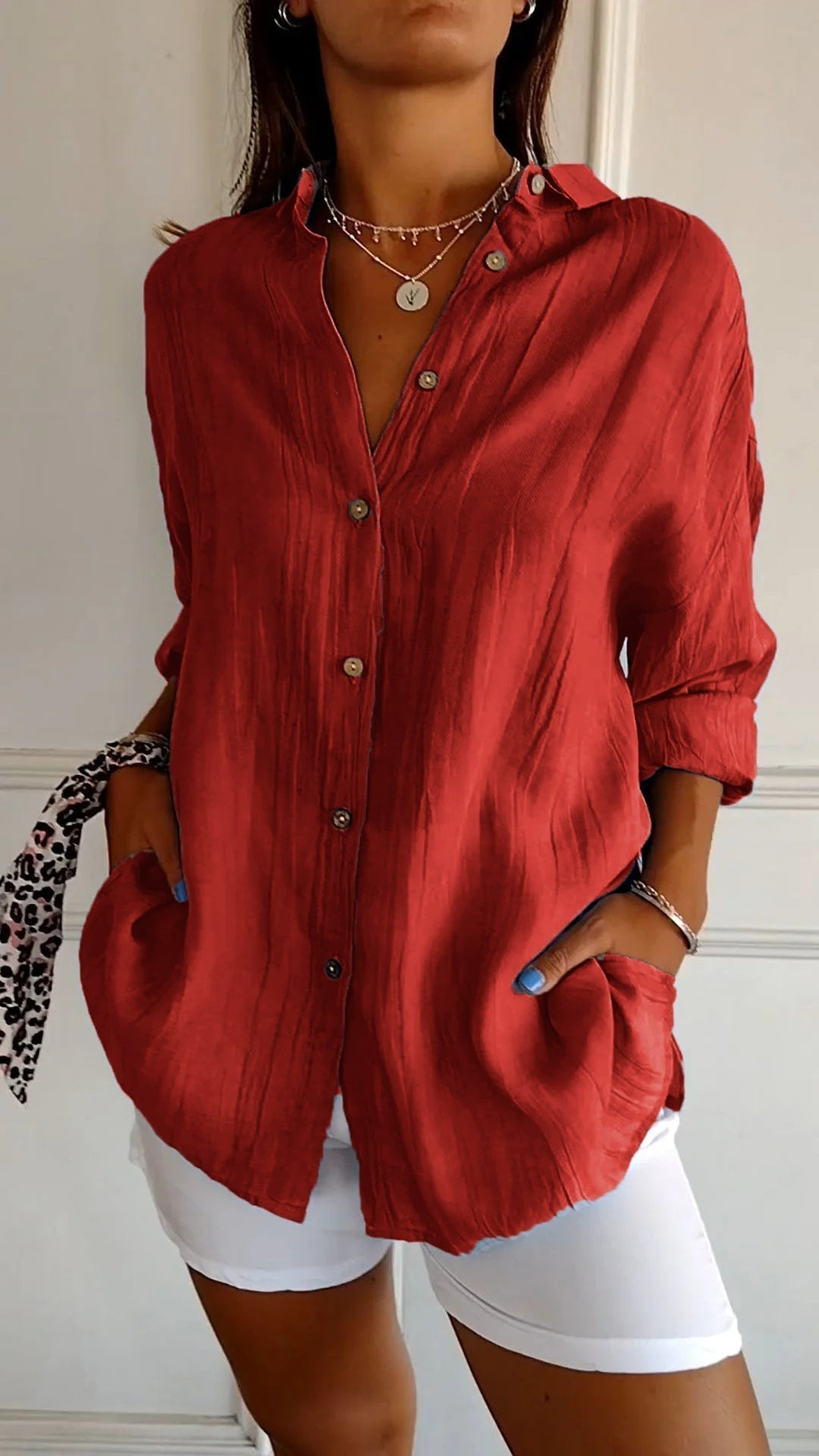 Luxe Linen Button Down Shirt Exclusive Limited Edition Collection