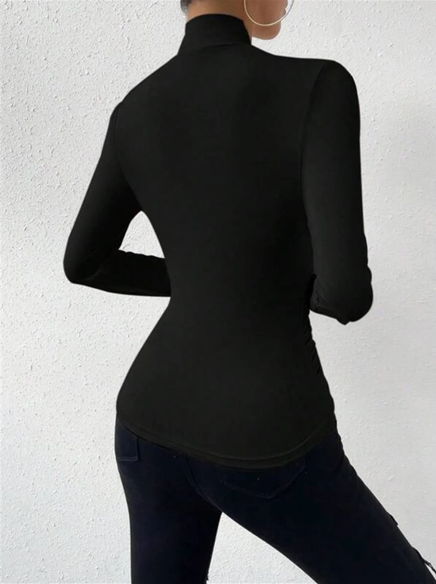 Silk Luxe Crossover Wrap Top For Women Exclusive Modern Collection
